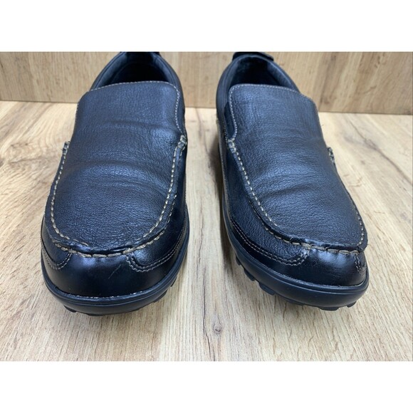 Cole Haan Tucker Mens Venetian Slip-On Drivers Loafers Shoes 12 W Black C03557 main image 5